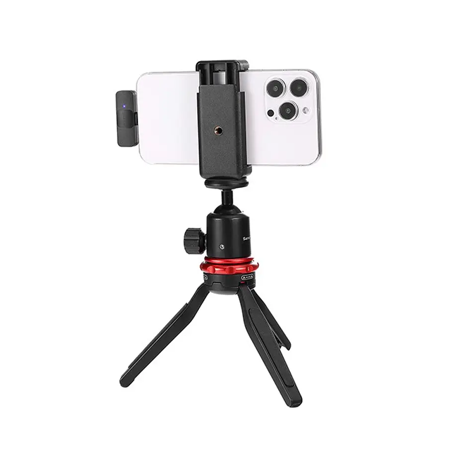 Boya BY-V2 Micrófono Inalámbrico Doble Ultra Compacto y Portable 2.4GHz Conector Lightning 5