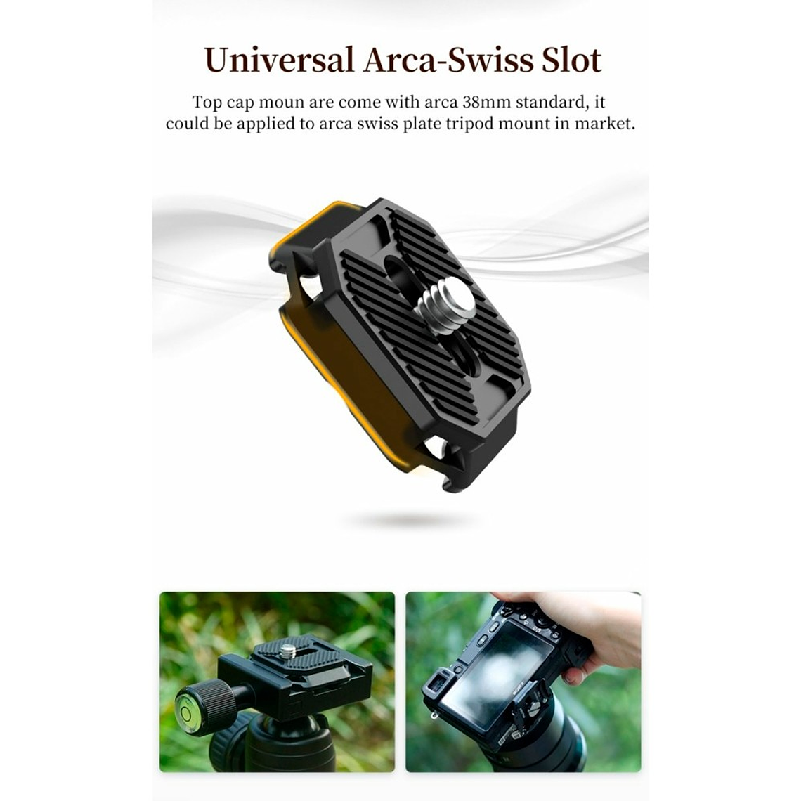 Ulanzi Falcam F38 Galleta con Base Desmontable Para Correas 14