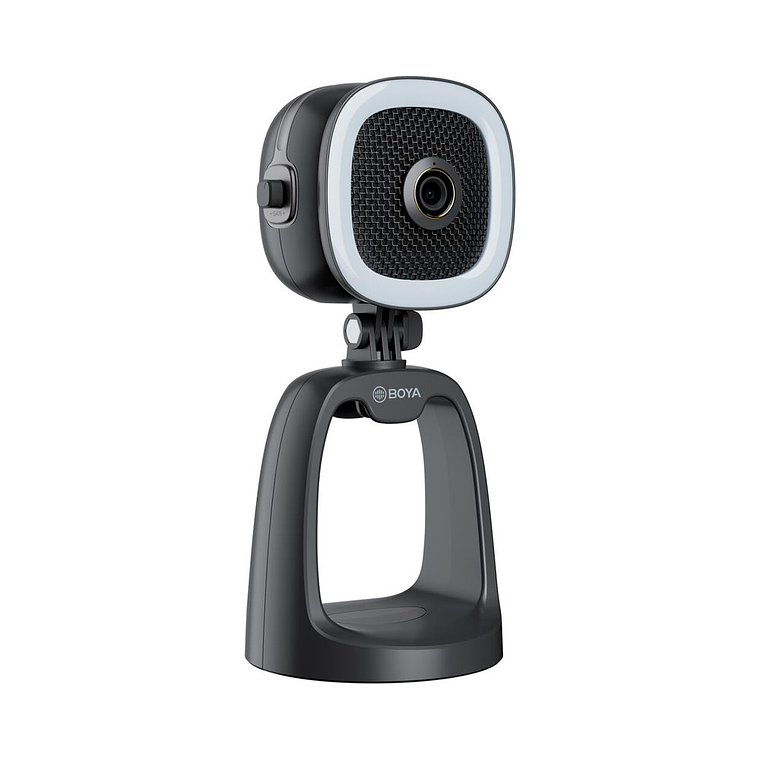 Boya BY-CM6A All in One, Micrófono, Cámara Full HD 1080p y Luz Led 13