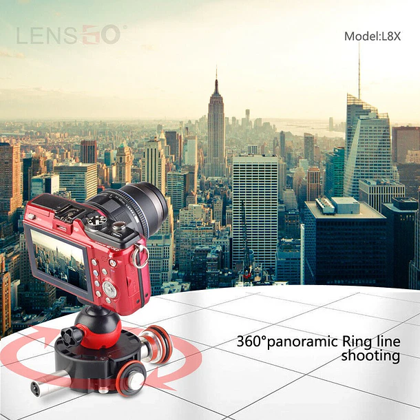 Lensgo L8x Dolly Slider a Control Remoto 9