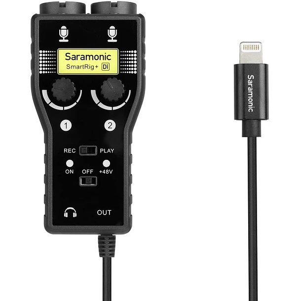 Saramonic Interfaz De 2 Canales, I-Xlr, 6,3 Mm., Trs Con Conector Lightning 1
