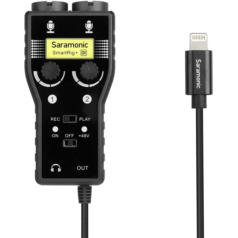 Saramonic Interfaz De 2 Canales, I-Xlr, 6,3 Mm., Trs Con Conector Lightning 1