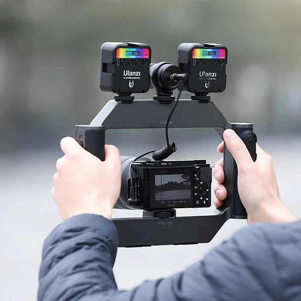Ulanzi U-Rig Light Soporte Para Teléfonos y Cámaras Mirrorless Con Luz Led 2