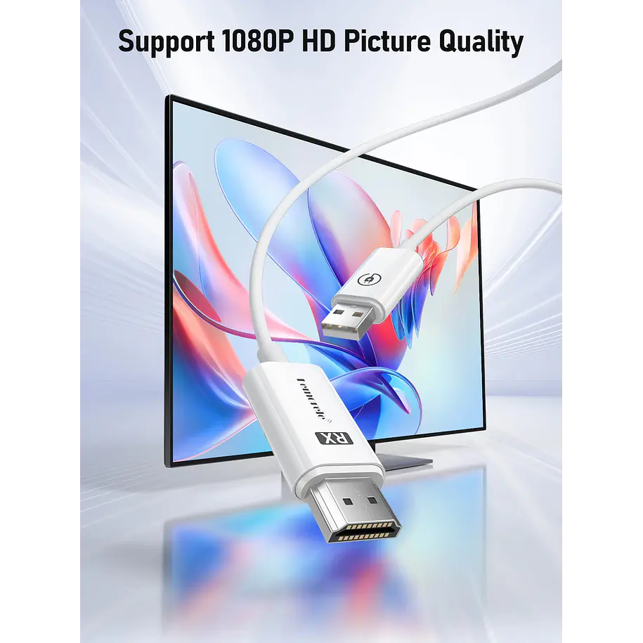 Lemorele Transmisor de Video Inalámbrico Simple HDMI / HDMI Hasta 50m 2