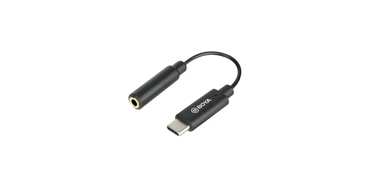 Boya BY-K9 Mini Cable 3,5mm Hembra TRRS a USB-C macho