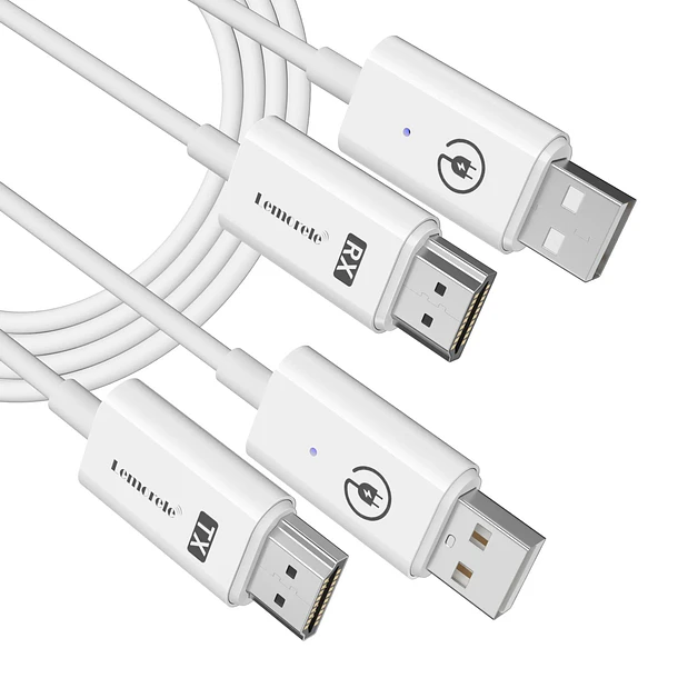 Lemorele Transmisor de Video Inalámbrico Simple HDMI / HDMI Hasta 50m 4