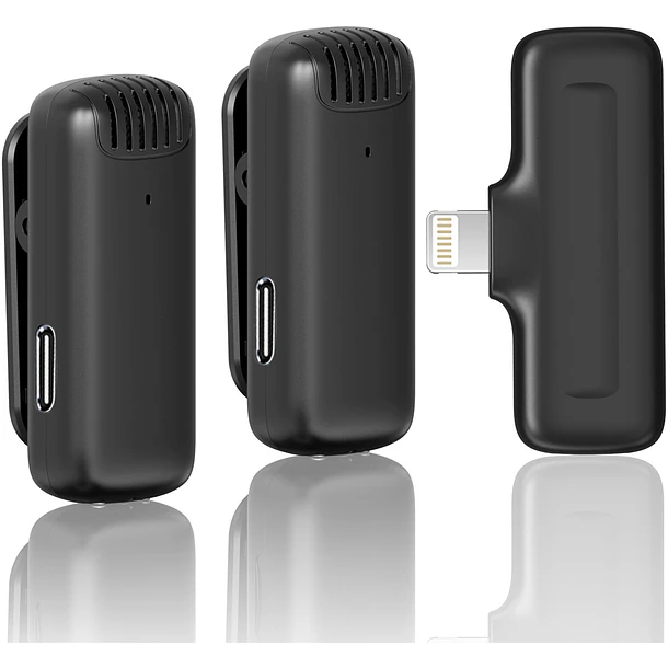 Ulanzi J12 Lightning Micrófono Inalámbrico Doble 2