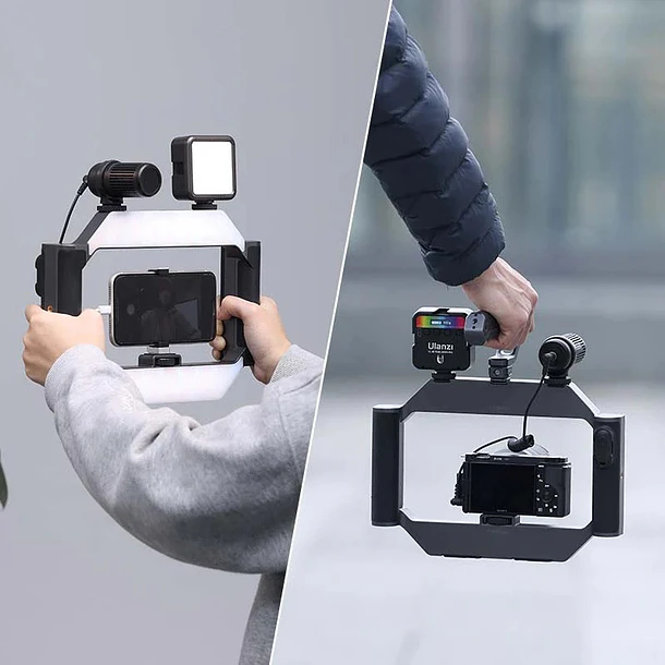 Ulanzi U-Rig Light Soporte Para Teléfonos y Cámaras Mirrorless Con Luz Led 8