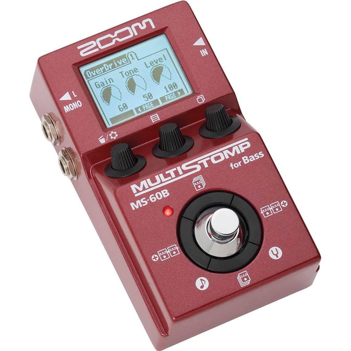Zoom Pedal Para Bajo MS-60B - Multi Stomp 1