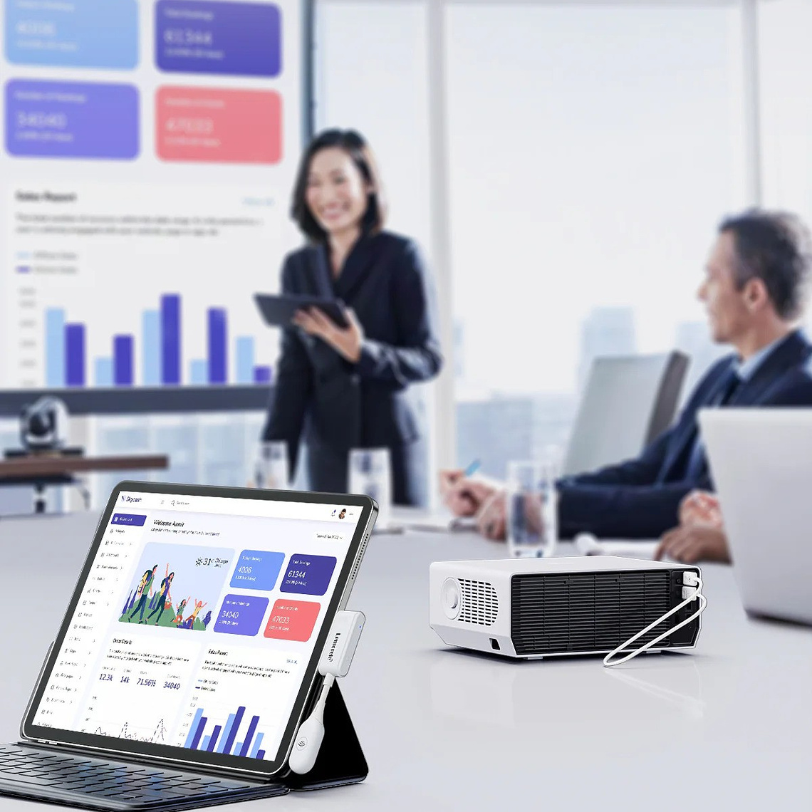 Lemorele P10 Transmisor de Video Inalámbrico Simple Desde USB-C a HDMI 2