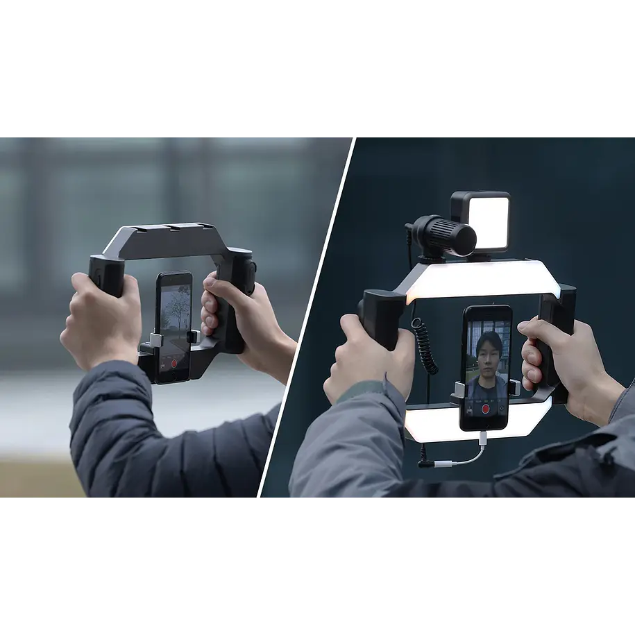 Ulanzi U-Rig Light Soporte Para Teléfonos y Cámaras Mirrorless Con Luz Led 10