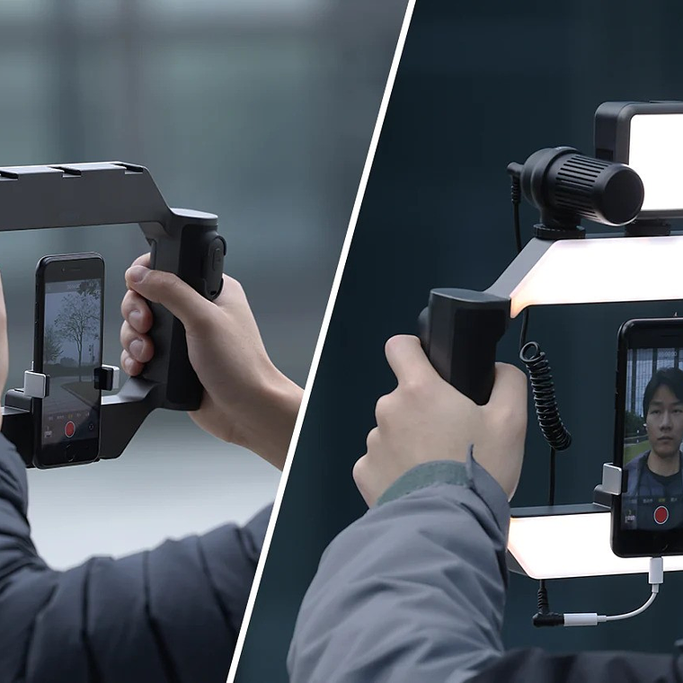 Ulanzi U-Rig Light Soporte Para Teléfonos y Cámaras Mirrorless Con Luz Led 10