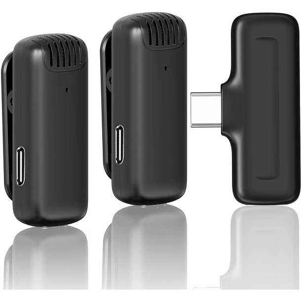 Ulanzi J12 USB-C Micrófono Doble Inalámbrico 2