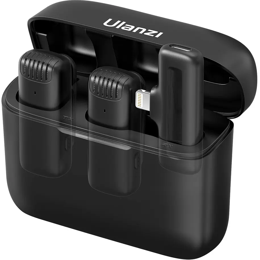 Ulanzi J12 Lightning Micrófono Inalámbrico Doble 6