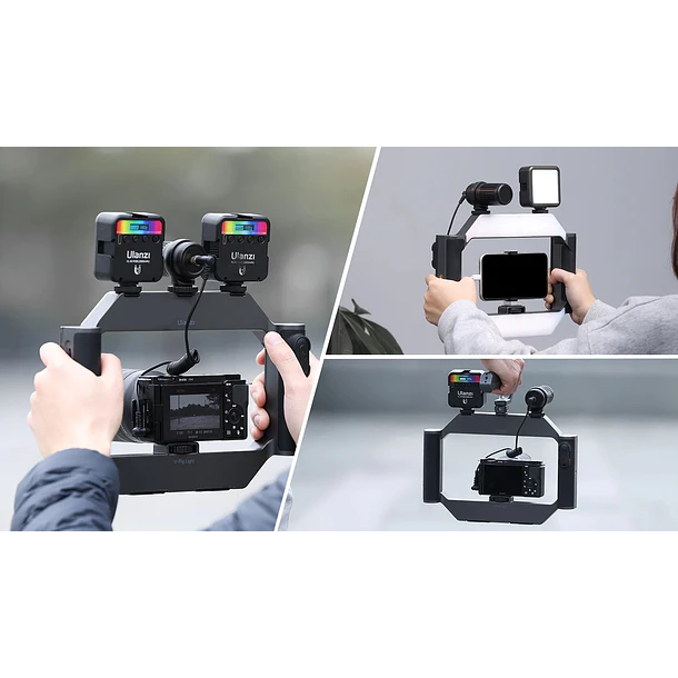 Ulanzi U-Rig Light Soporte Para Teléfonos y Cámaras Mirrorless Con Luz Led 12