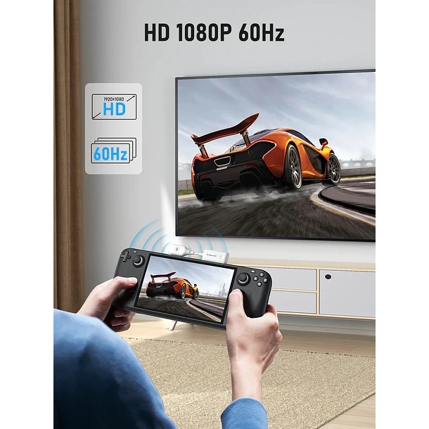 Lemorele P10 Transmisor de Video Inalámbrico Simple Desde USB-C a HDMI 5