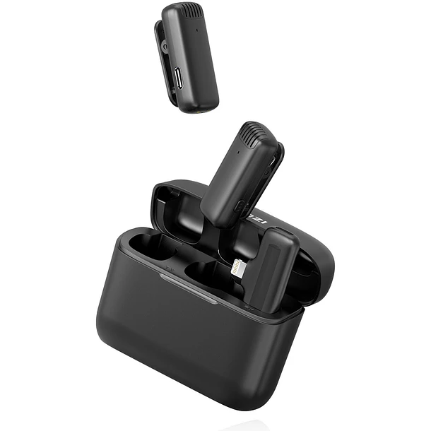 Ulanzi J12 Lightning Micrófono Inalámbrico Doble 7