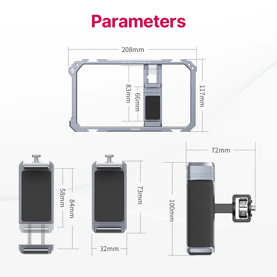 Ulanzi Metal Cage Para Teléfonos y Accesorios 4
