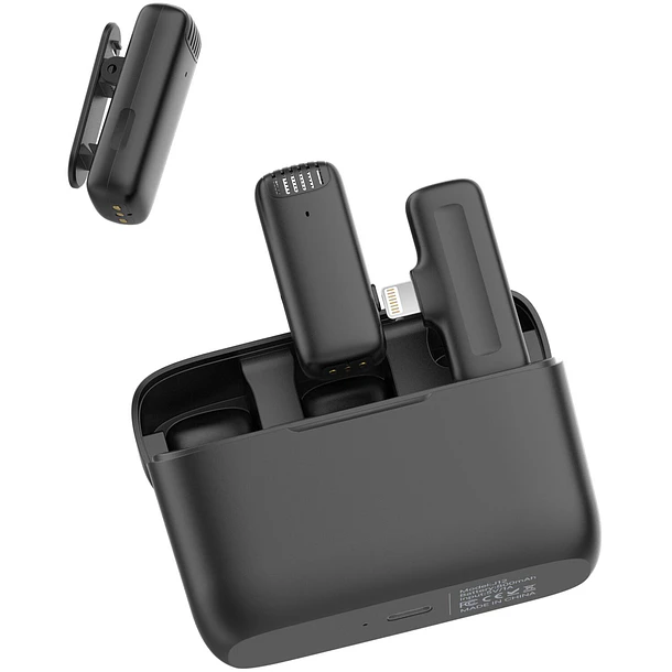 Ulanzi J12 Lightning Micrófono Inalámbrico Doble 8