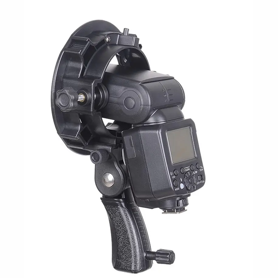 Triopo TR-05 Adaptador con montura Bowens para flash speedlight o de cámara que permite montar hasta 5 flash al mismo tiempo. 5
