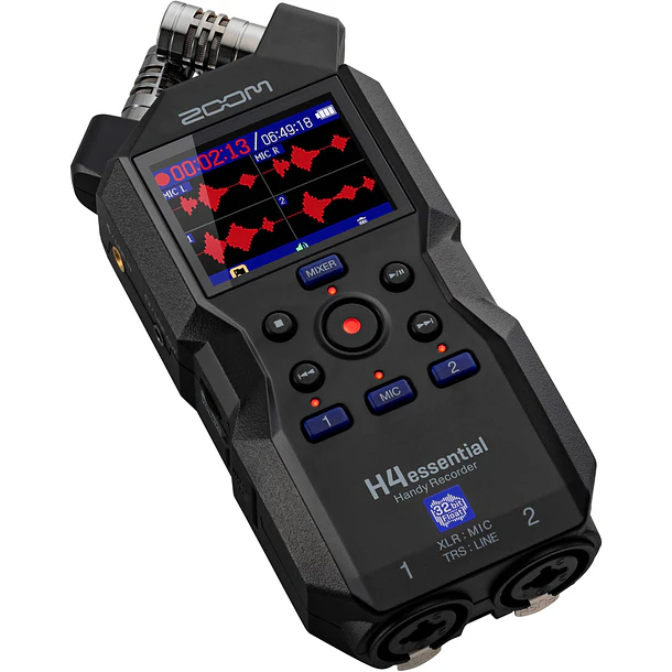 Zoom H4essential Grabadora de Audio 32-Bit Flotantes 4-Track 1
