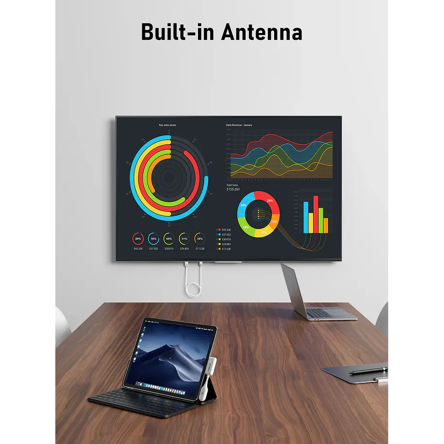 Lemorele P10 Transmisor de Video Inalámbrico Simple Desde USB-C a HDMI 7