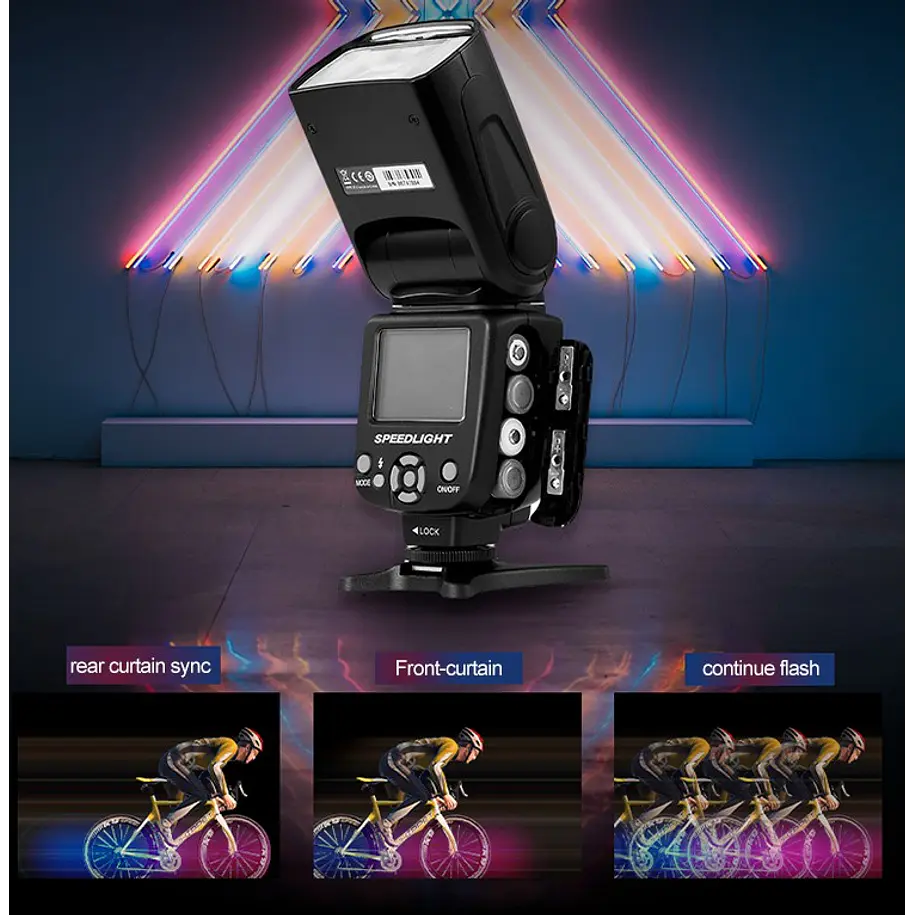 Triopo TR-950 Flash Montura Universal de Contacto Central 12
