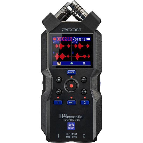 Zoom H4essential Grabadora de Audio 32-Bit Flotantes 4-Track 2