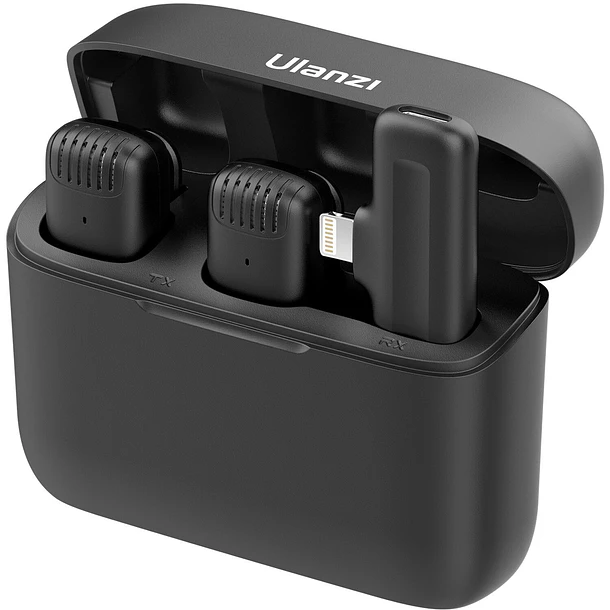 Ulanzi J12 Lightning Micrófono Inalámbrico Doble 10