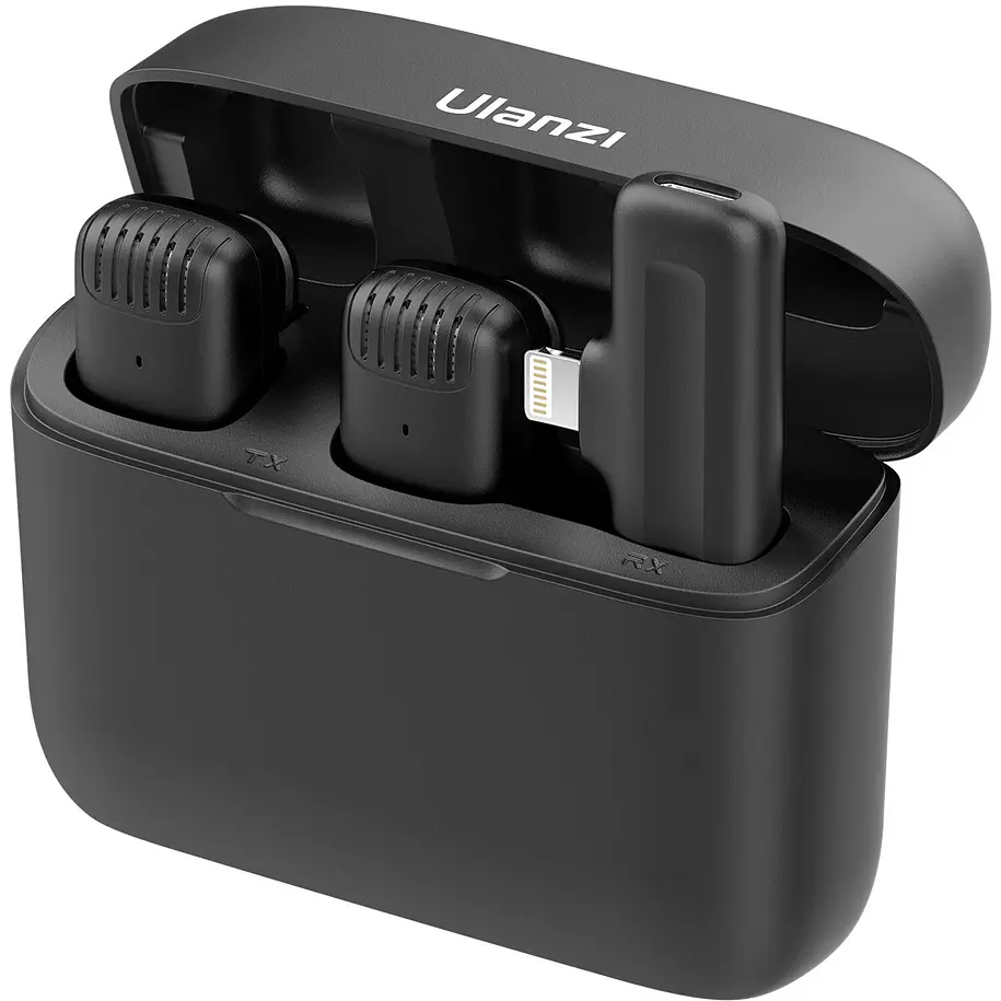 Ulanzi J12 Lightning Micrófono Inalámbrico Doble 10