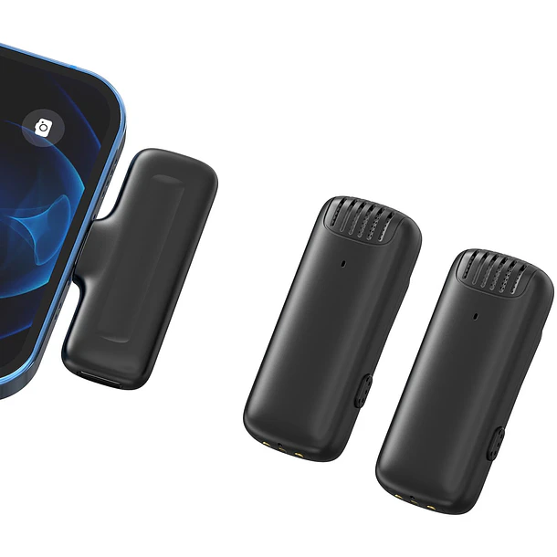 Ulanzi J12 Lightning Micrófono Inalámbrico Doble 11