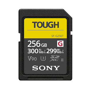 Sony Tarjeta Serie SF-G con especificación TOUGH 256GB (SF-G256T.SOLA)