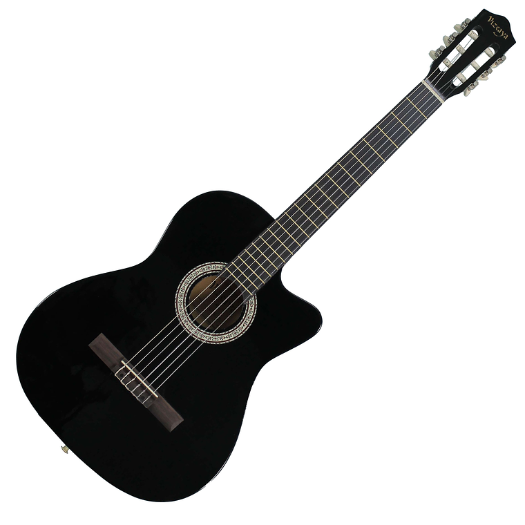 Vizcaya Fc-39cw Bk Guitarra Acustica Nylon W/Bag Vizcaya 1