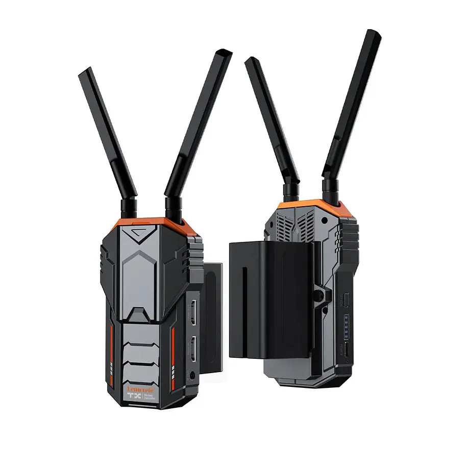Lemorele R100 PLUS Kit Receptor y  Transmisor Video Inalámbrico 200 Metros Con Baterías 7