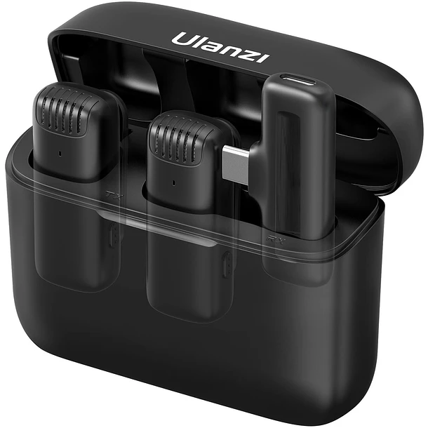 Ulanzi J12 USB-C Micrófono Doble Inalámbrico 11