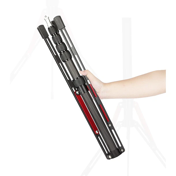 Triopo LS-255 Trípode Iluminación Ultra Liviano de Fibra de Carbono 3