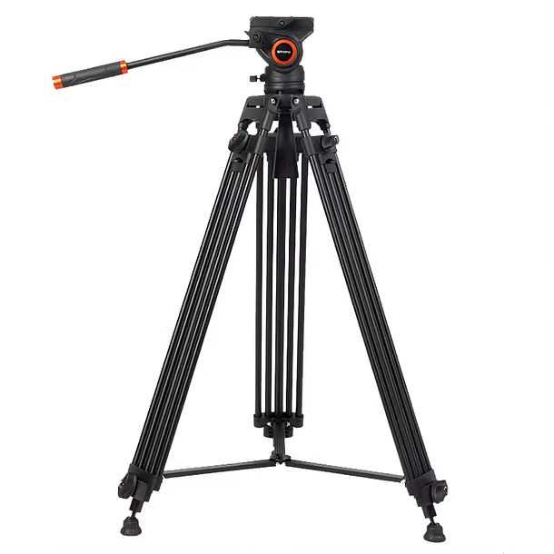 Triopo  DV965S+HY-550 Trípode Para Video Fibra de Carbono 1
