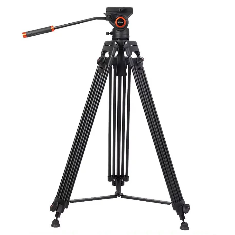 Triopo  DV965S+HY-550 Trípode Para Video Fibra de Carbono 1