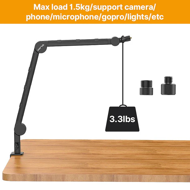 Vijim LS25 Brazo Multifuncional Para Cámaras o Accesorios 5