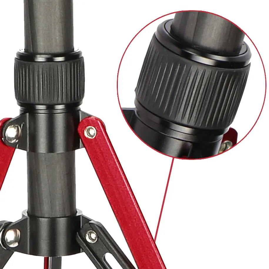 Triopo LS-255 Trípode Iluminación Ultra Liviano de Fibra de Carbono 5