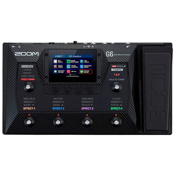 Zoom G6 Pedalera multiefecto 2