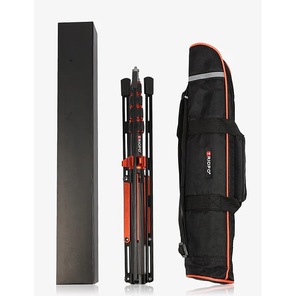 Triopo LS-255 Trípode Iluminación Ultra Liviano de Fibra de Carbono 6