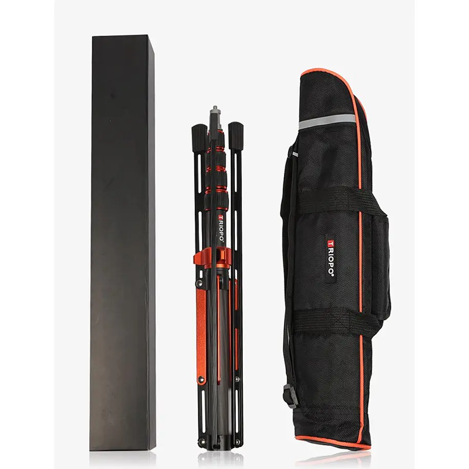 Triopo LS-255 Trípode Iluminación Ultra Liviano de Fibra de Carbono 6