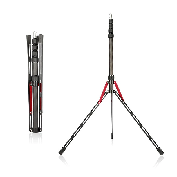 Triopo LS-255 Trípode Iluminación Ultra Liviano de Fibra de Carbono 8