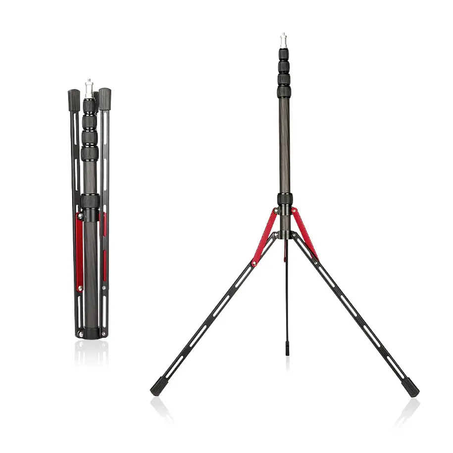 Triopo LS-255 Trípode Iluminación Ultra Liviano de Fibra de Carbono 8