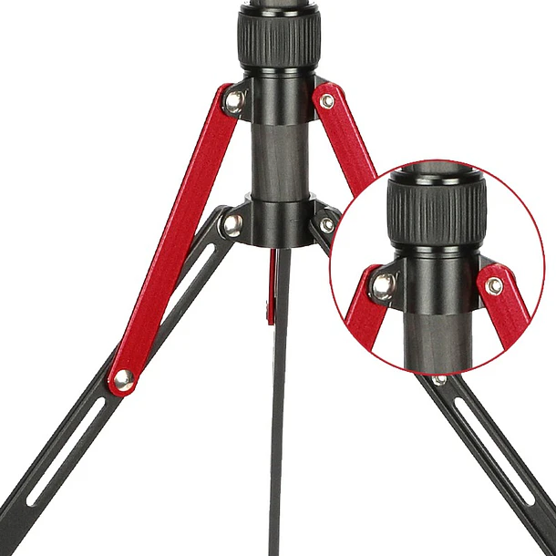 Triopo LS-255 Trípode Iluminación Ultra Liviano de Fibra de Carbono 10