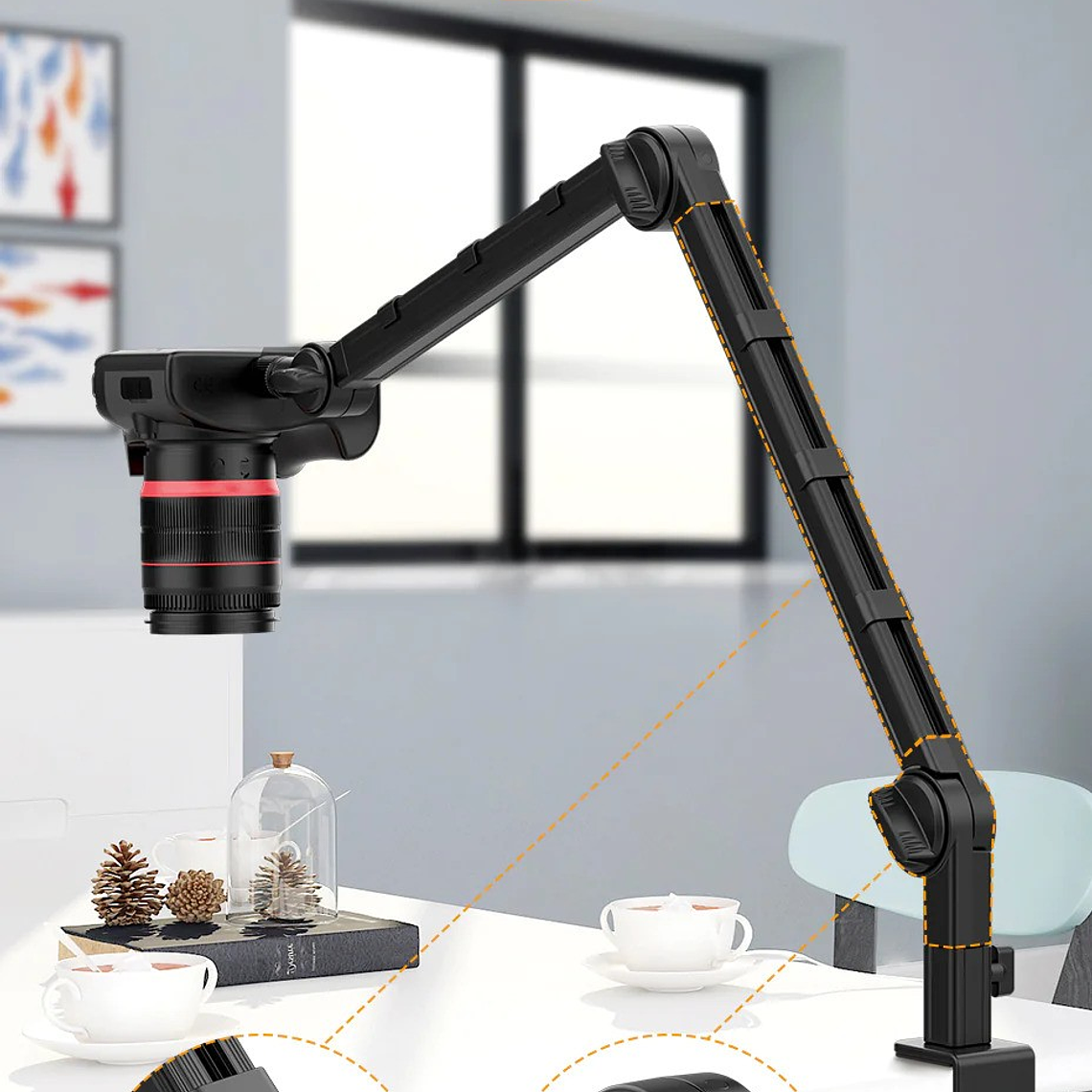 Vijim LS25 Brazo Multifuncional Para Cámaras o Accesorios 17