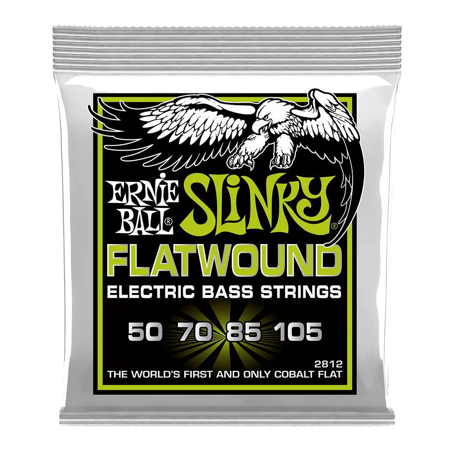 Ernie Ball P02812 Cuerdas Bajo Electrico Regular Slinky Flatwound 50-105 Ernie Ball 1