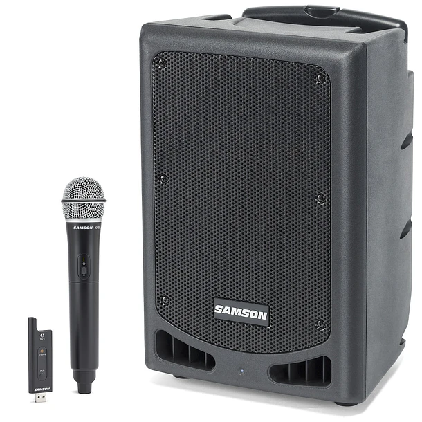 Samson Xp208w Caja Activa Bat Rec/Mic/Bluetooh Samson 1