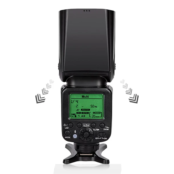 Triopo G1800 Flash Speedlight Para Canon y Nikon 4
